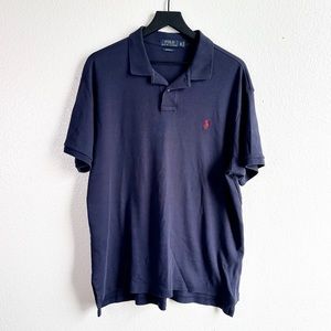 Polo Ralph Lauren Navy Blue Short Sleeve Polo Shirt Men’s Size Extra Large XL